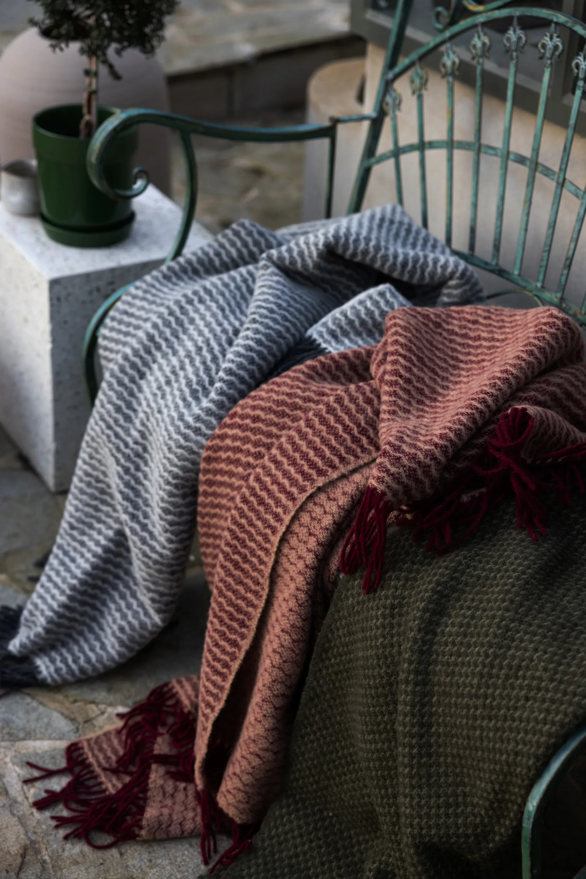 울리 블랭킷 130x170 cm, Green Sagaform | 사가폼