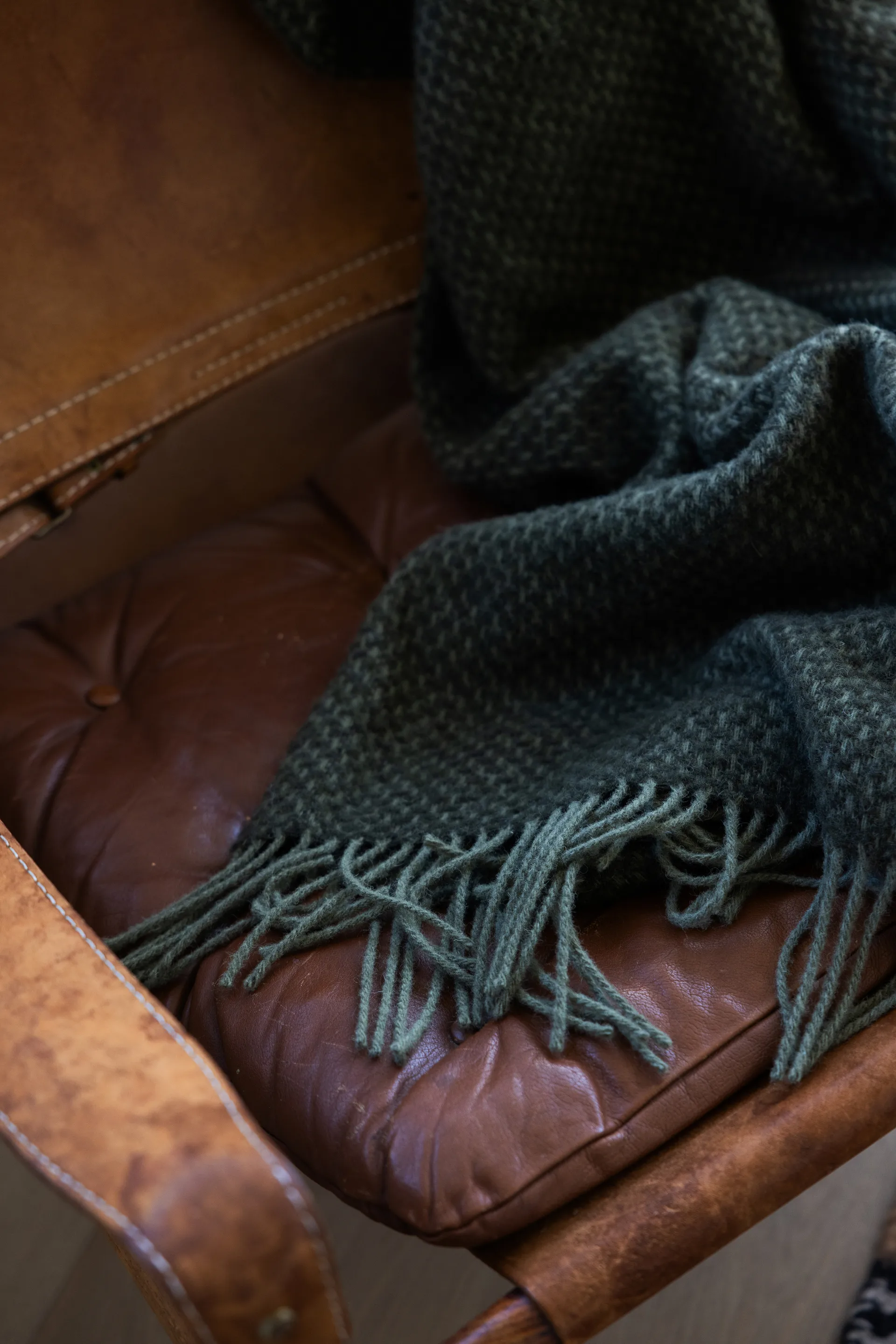 울리 블랭킷 130x170 cm, Green Sagaform | 사가폼