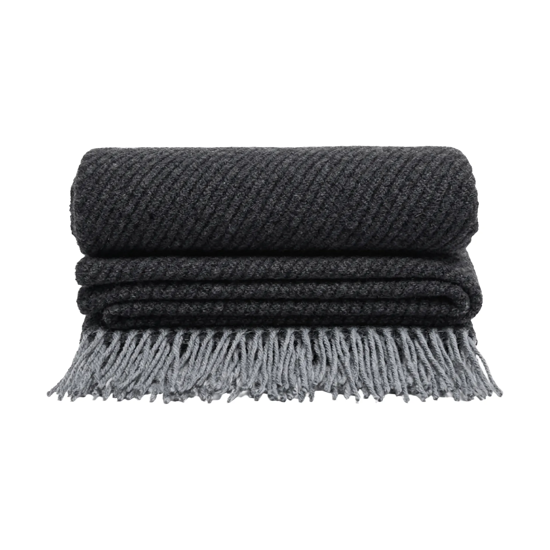 울리 블랭킷 130x170 cm, Grey striped Sagaform | 사가폼