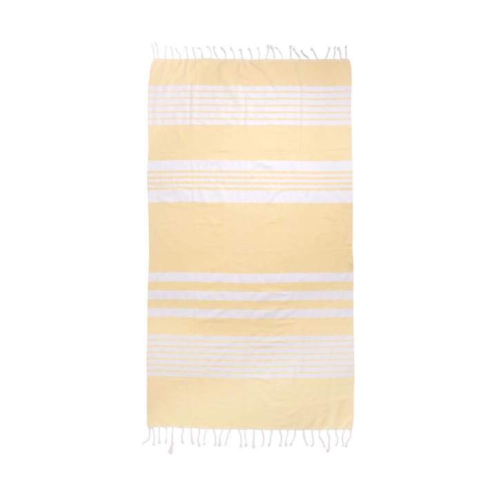 엘라 하맘 스트라이프 목욕 타월 145x250 cm - Yellow - Sagaform | 사가폼