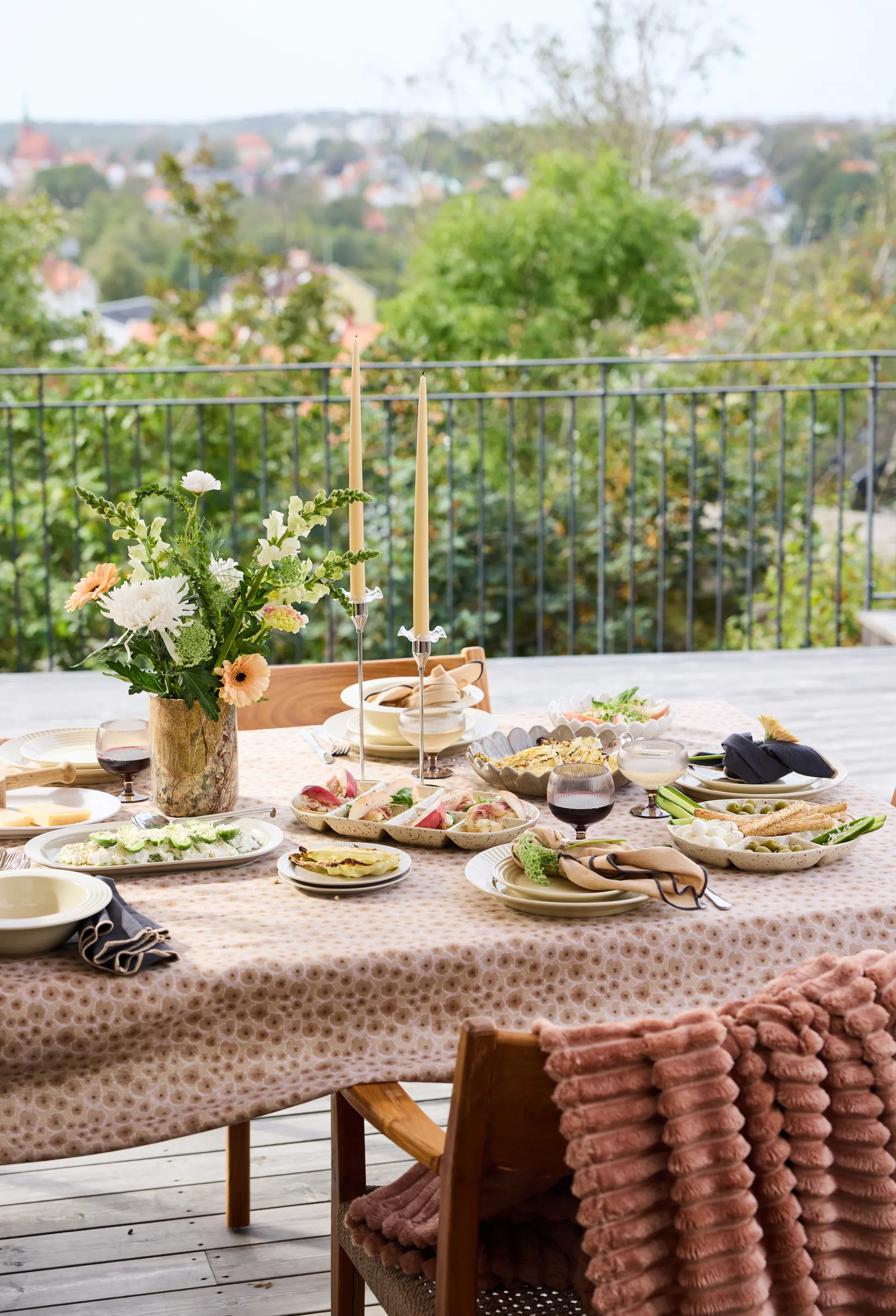 에디스 테이블 클로스 150x280 cm, Mixed beige Sagaform | 사가폼