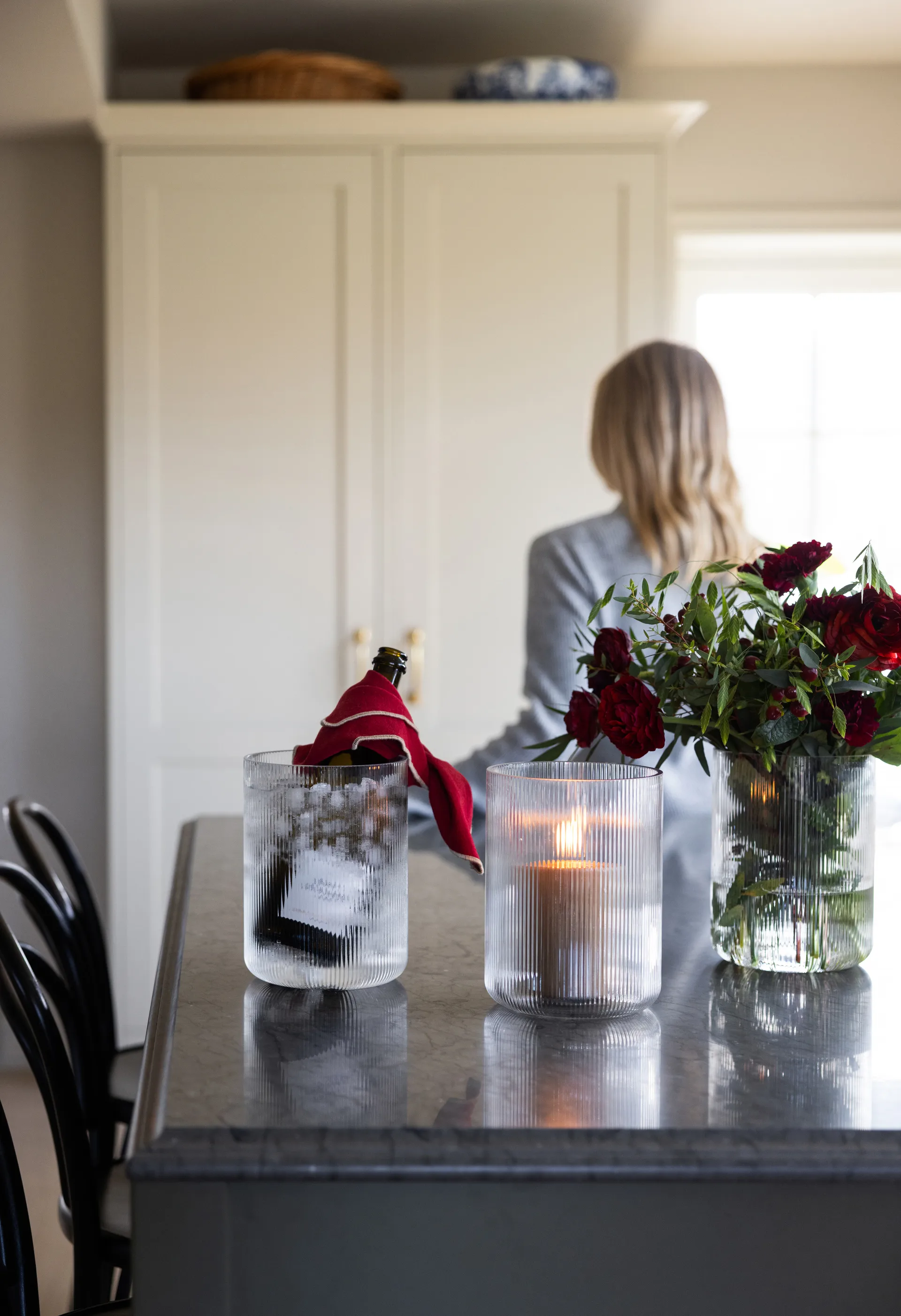 사가폼 블랑카 화병/와인 쿨러 Ø15x20 cm, Clear Sagaform | 사가폼