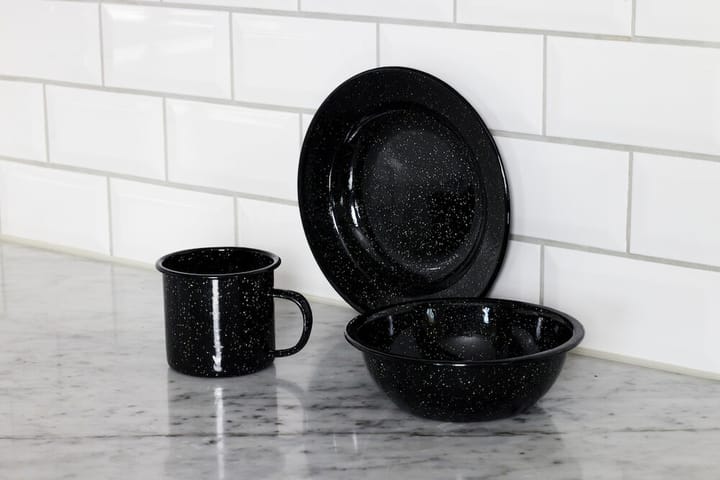 도리스 에나멜 보울 Ø16 cm, Black Sagaform | 사가폼