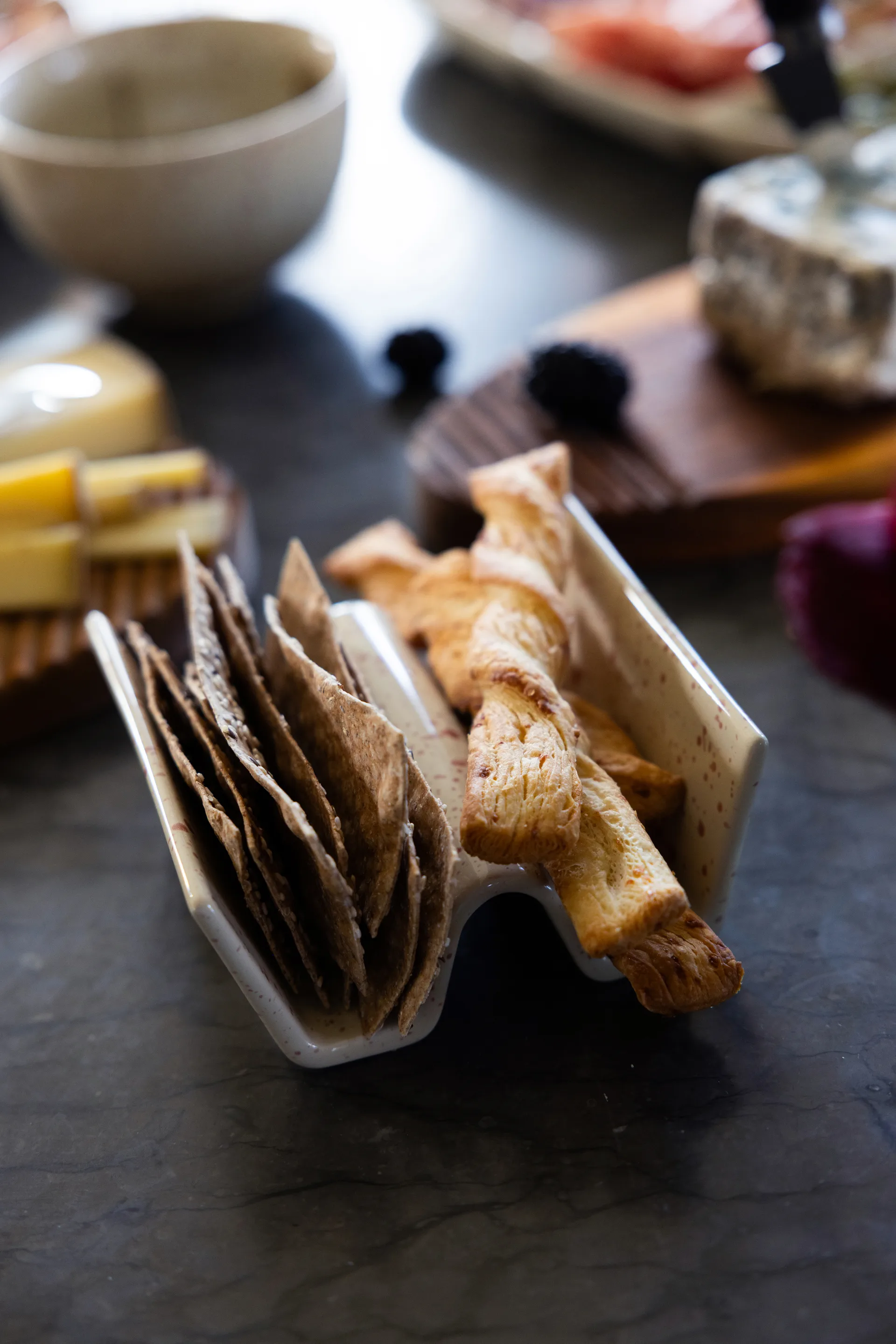 디테 타코 스탠드 2개 세트, Beige-burgundy Sagaform | 사가폼