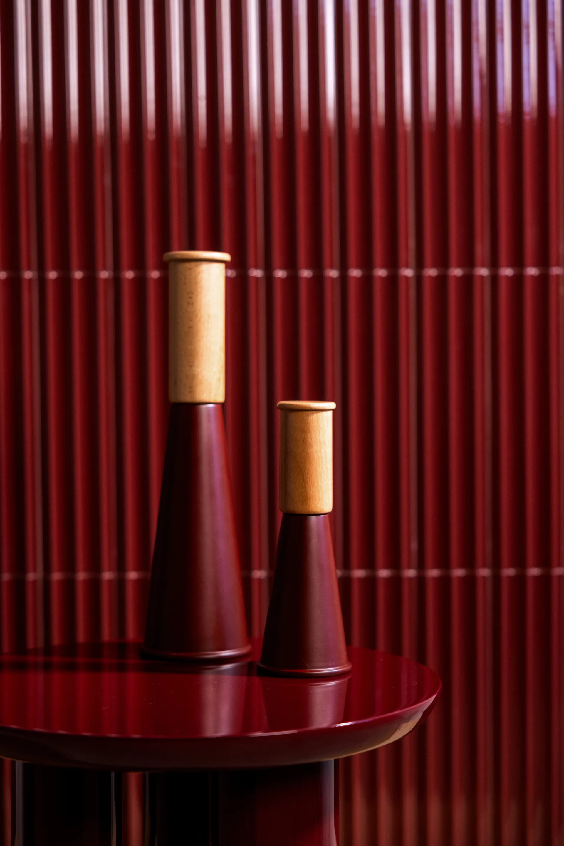 구르켄 소금 & 후추 그라인더 미듐 20.5 cm, Red-brown Sagaform | 사가폼