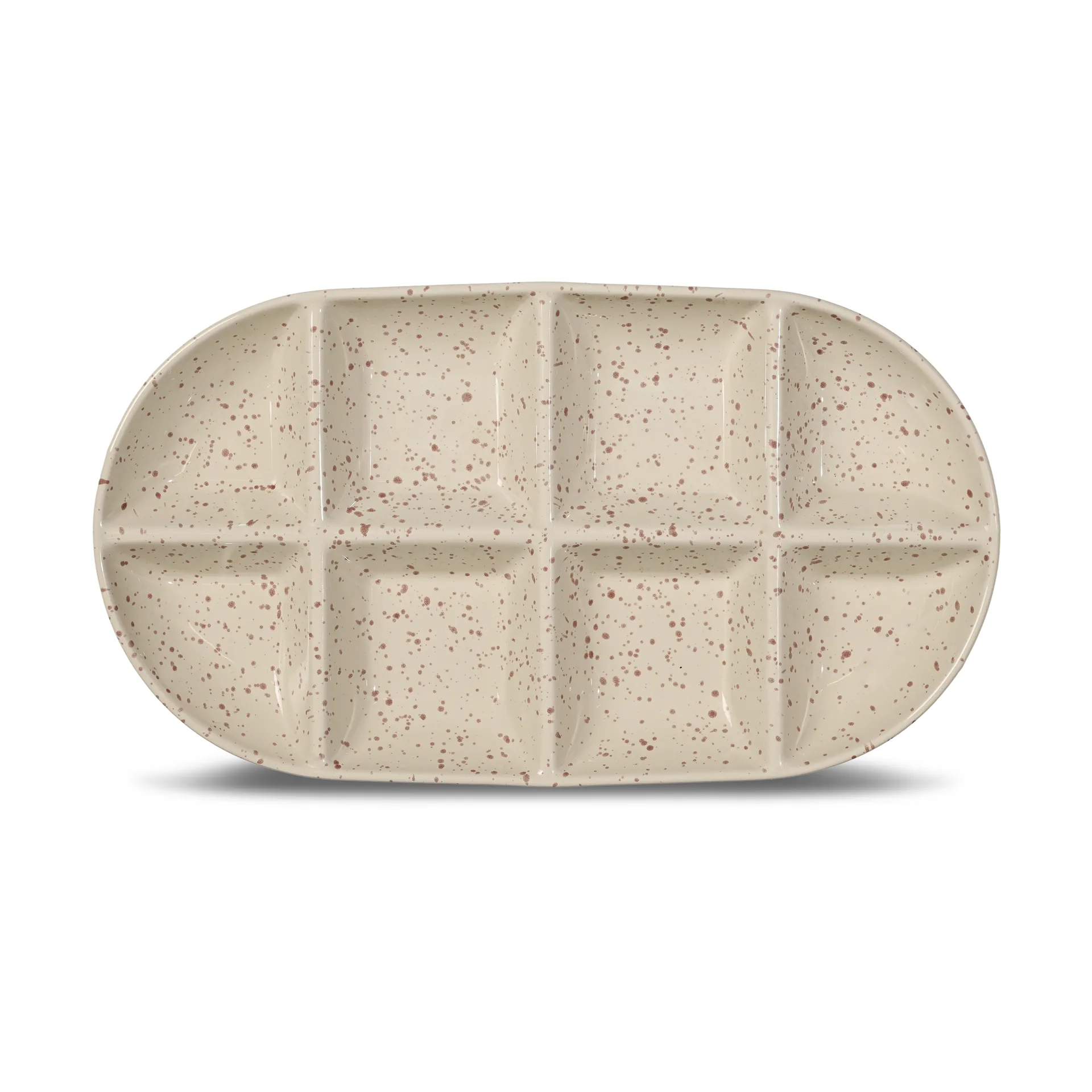 디테 서빙 플래터 라지 20x36 cm, Beige-burgundy Sagaform | 사가폼