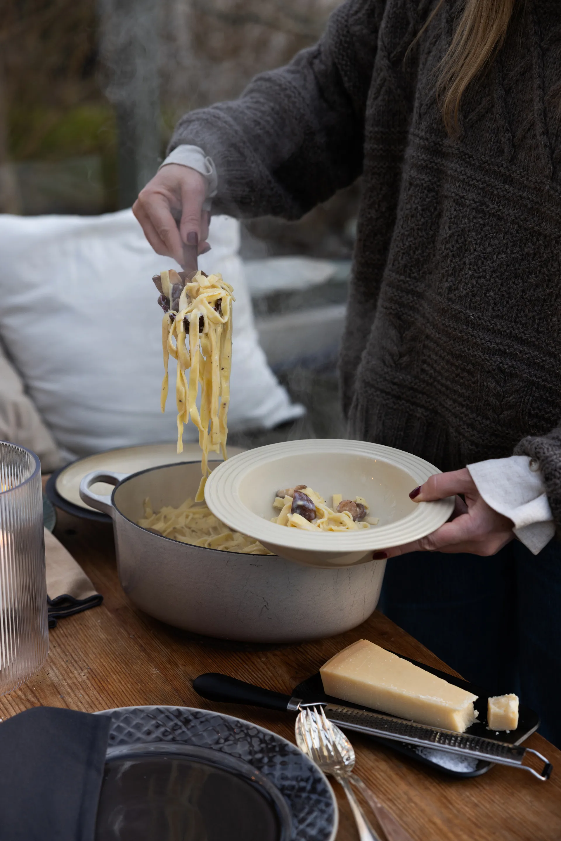 커피 & 모어 딥 플레이트 Ø22 cm, Beige Sagaform | 사가폼