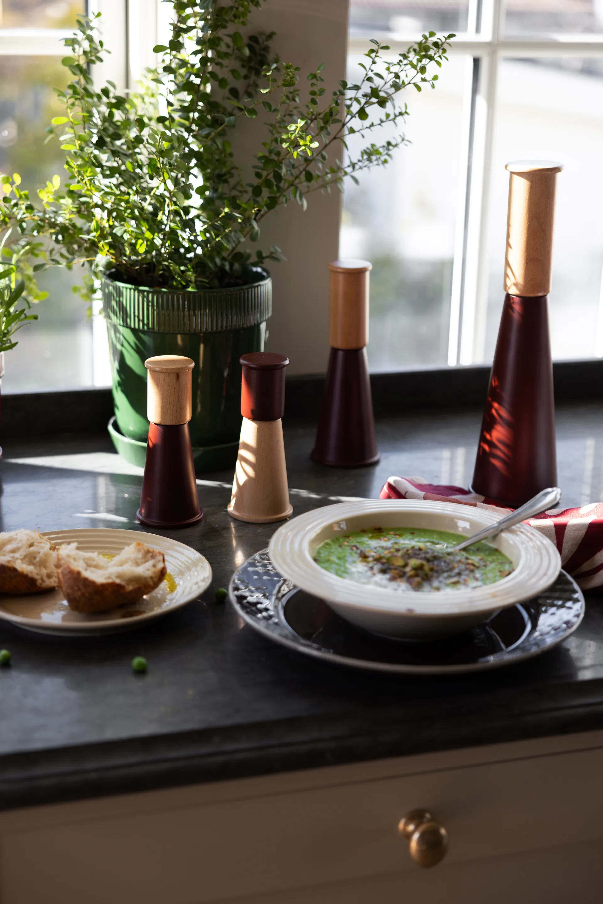 거킨 소금 & 후추 그라인더 라지 32 cm, Red-brown Sagaform | 사가폼