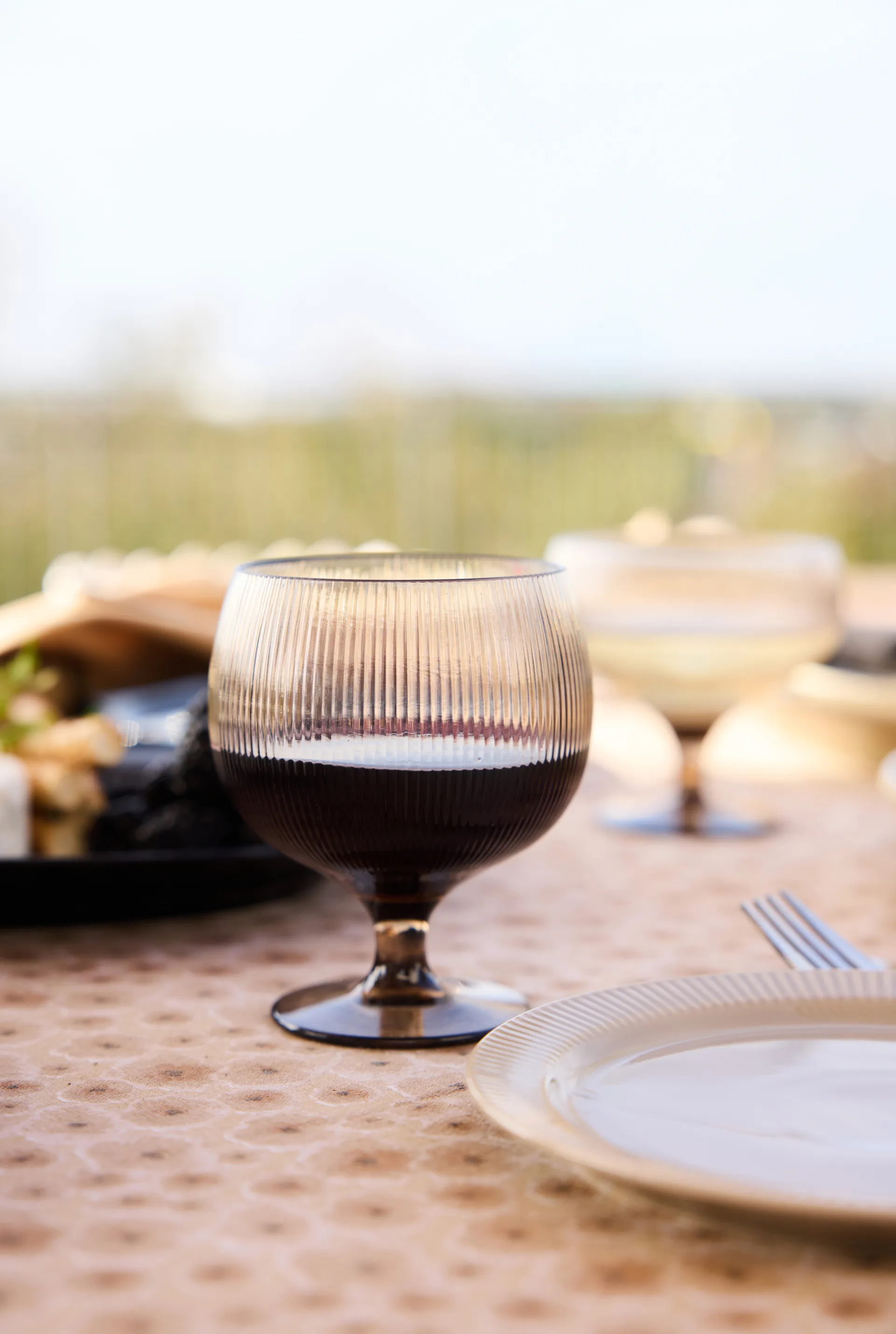 빌리 와인잔 35 cl 4개 세트, Brown Sagaform | 사가폼