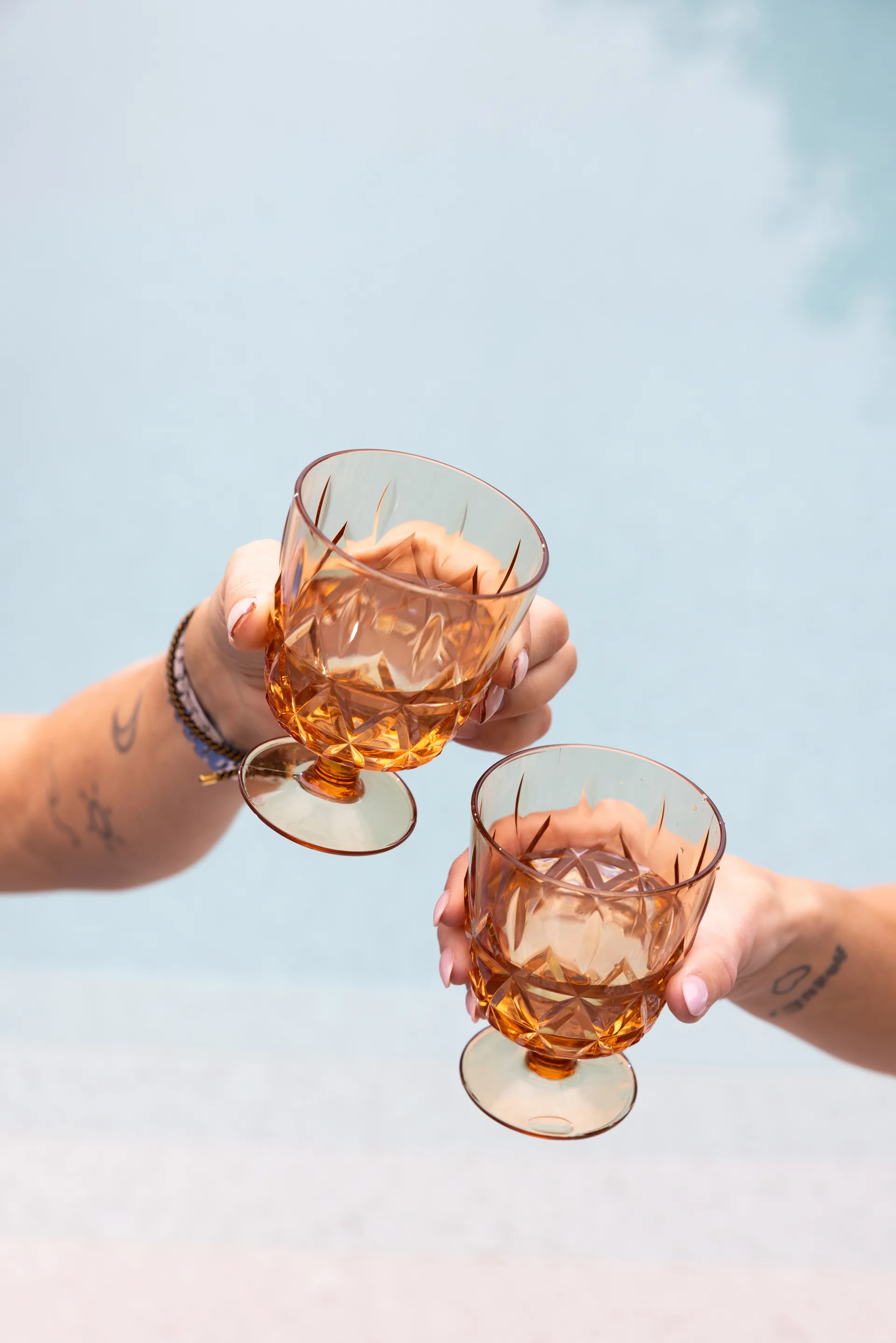 픽닉 글라스 4개 세트, Amber Sagaform | 사가폼