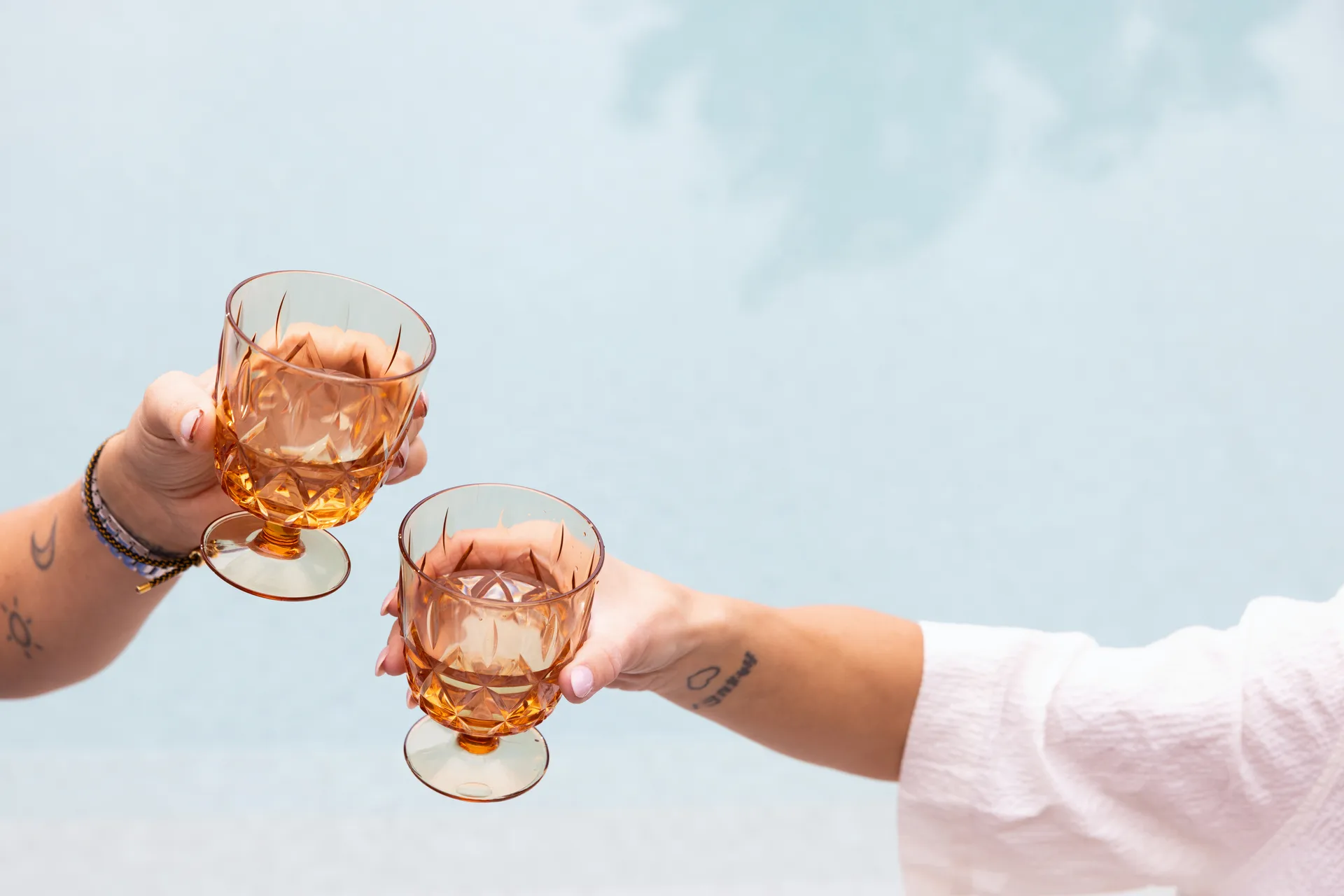 픽닉 글라스 4개 세트, Amber Sagaform | 사가폼