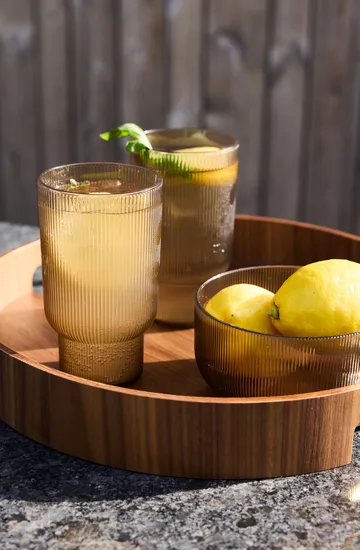 빌리 유리잔 43 cl 4개 세트 - Brown - Sagaform | 사가폼