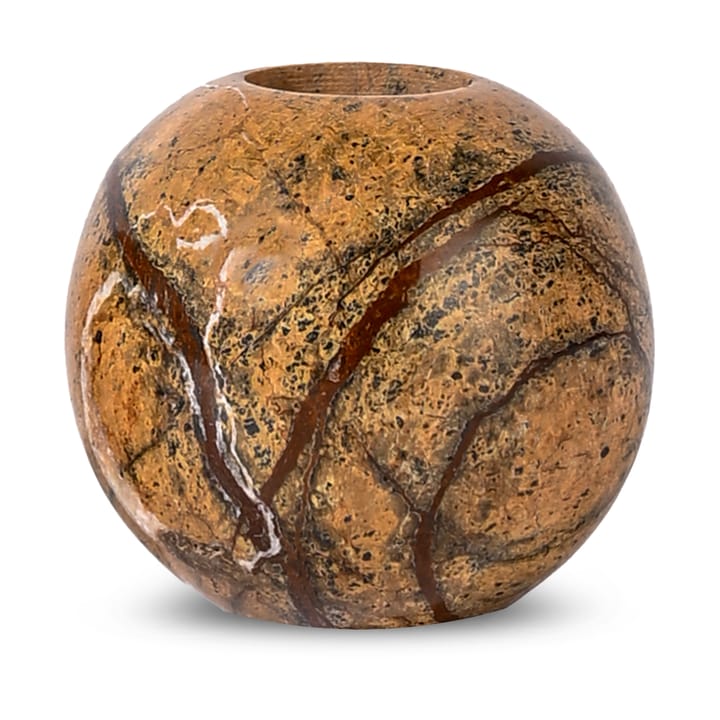 스톤 캔들 홀더 Ø6 cm - Brown forest marble - Sagaform | 사가폼