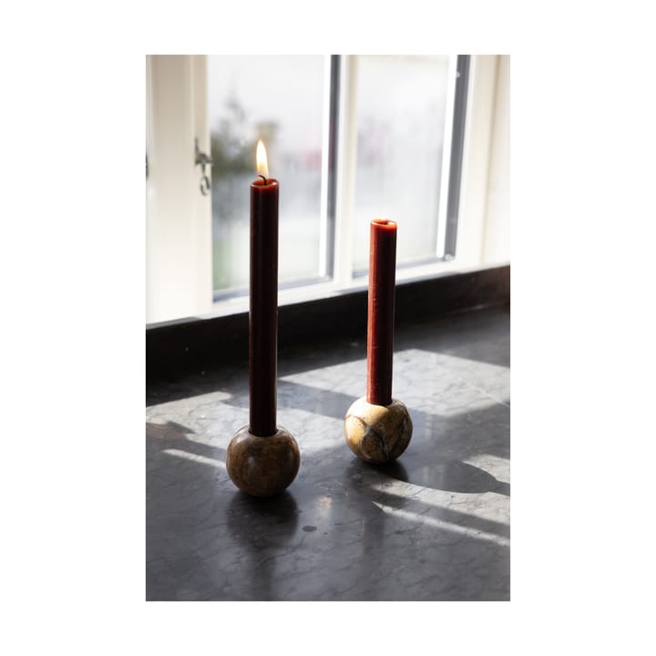스톤 캔들 홀더 Ø6 cm, Brown forest marble Sagaform | 사가폼