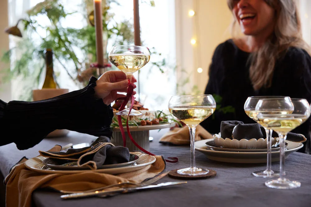 Edith 냅킨 45x45 cm 2개 세트, Beige Sagaform | 사가폼