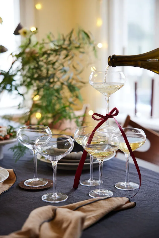 Edith 냅킨 45x45 cm 2개 세트, Beige Sagaform | 사가폼