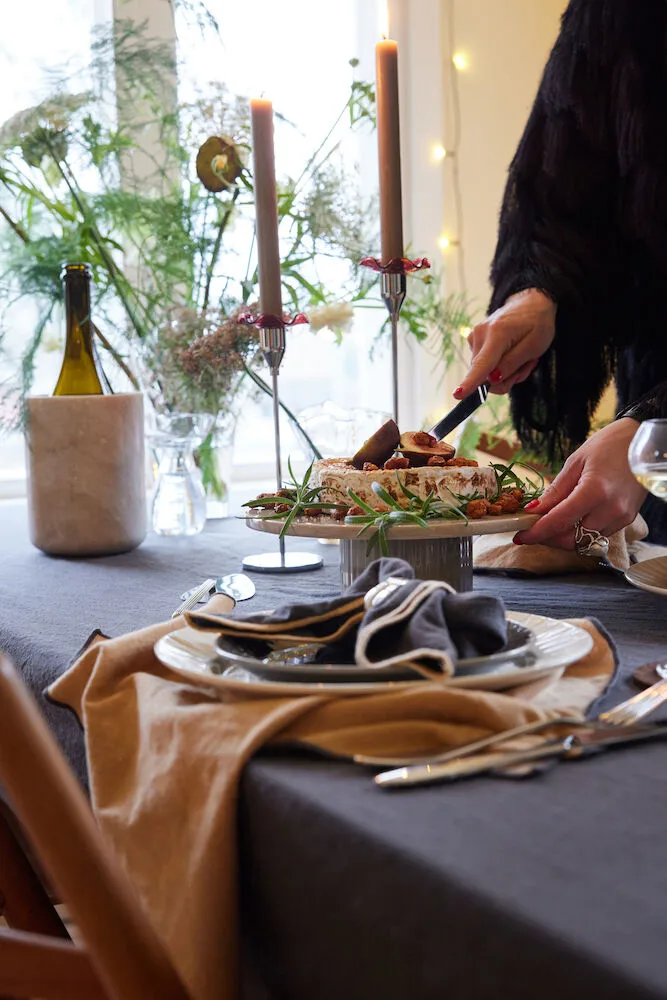 Edith 냅킨 45x45 cm 2개 세트, Gray Sagaform | 사가폼