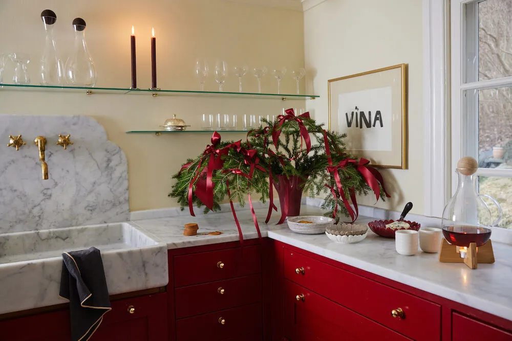 Edith 냅킨 45x45 cm 2개 세트, Gray Sagaform | 사가폼