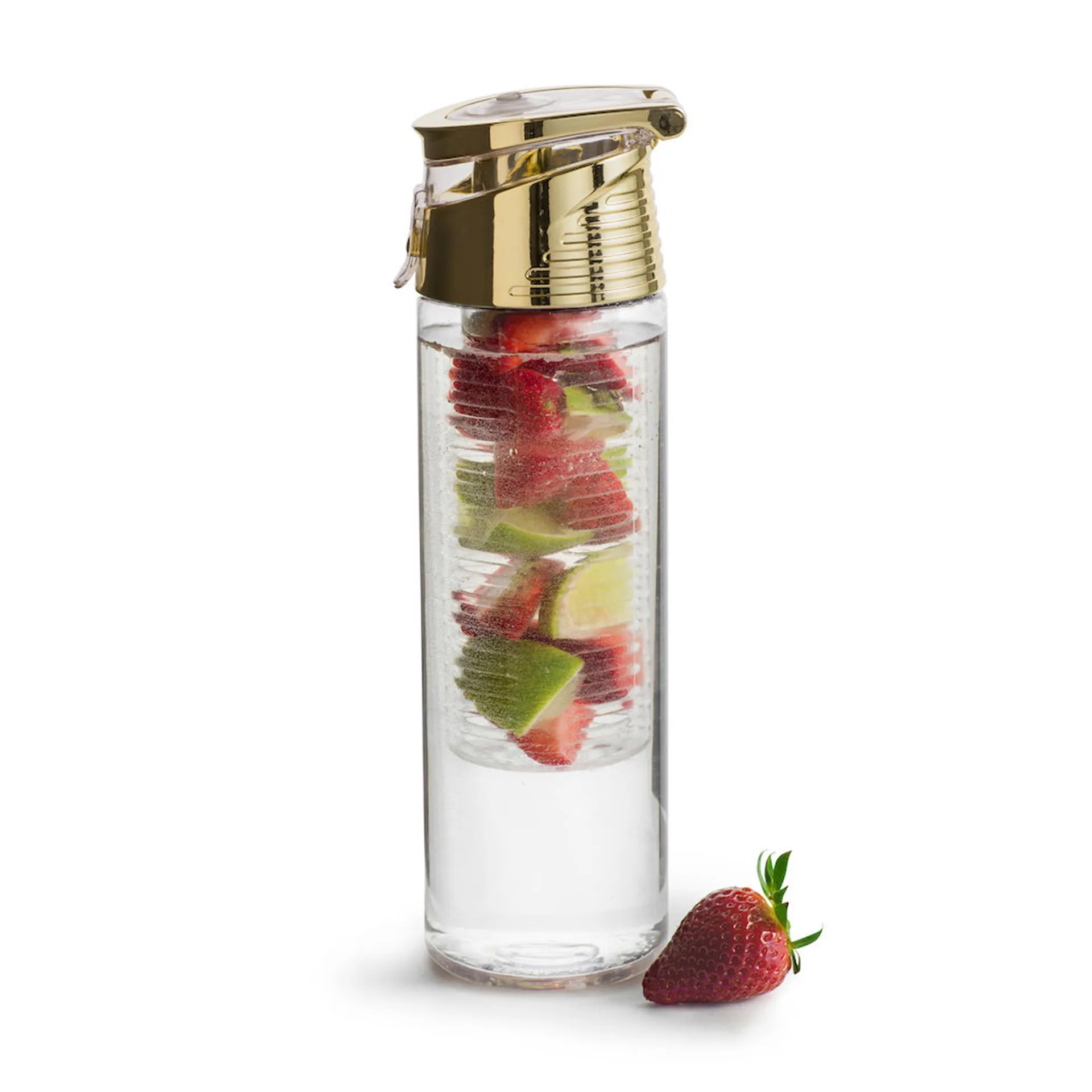 Fresh bottle with fruit piston 75 cl, gold Sagaform | 사가폼
