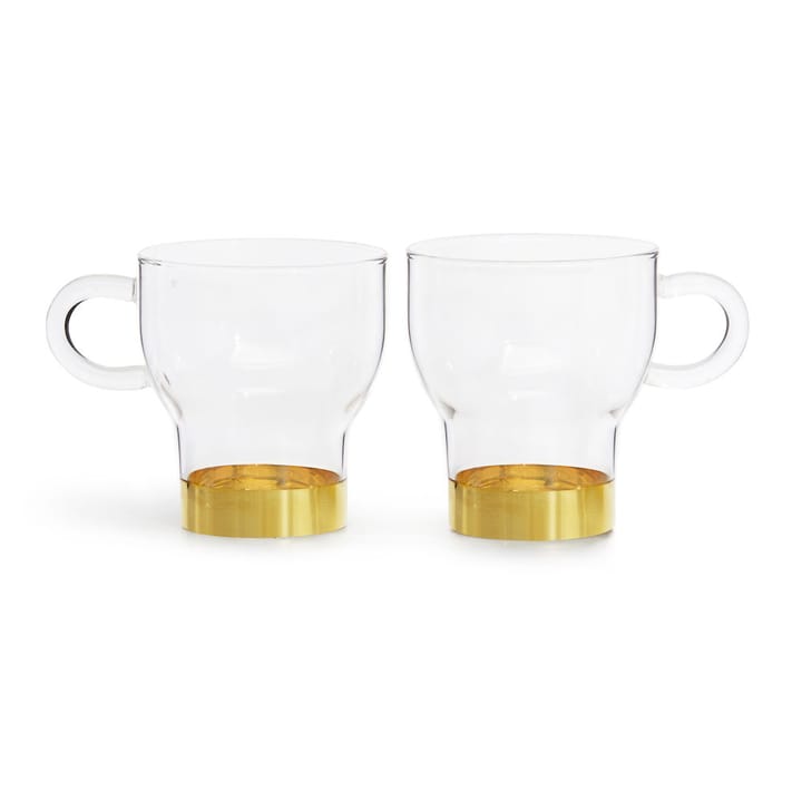 사가폼 glögg 머그 15 cl 2팩 - Gold plated - Sagaform | 사가폼