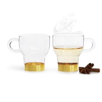 사가폼 glögg 머그 15 cl 2팩 - Gold plated - Sagaform | 사가폼