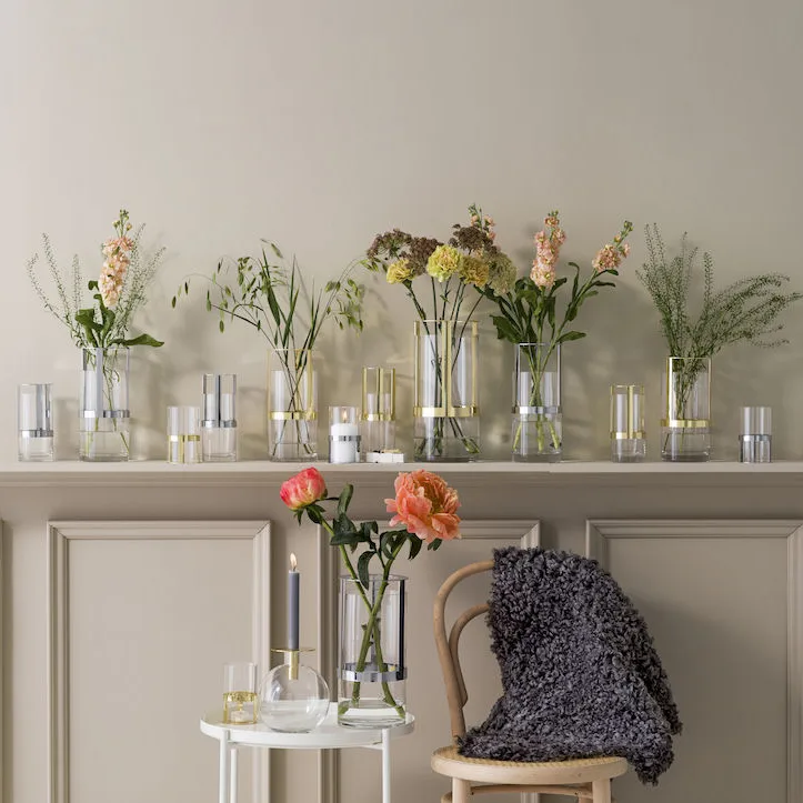 홀드 화병 라지, Gold Sagaform | 사가폼