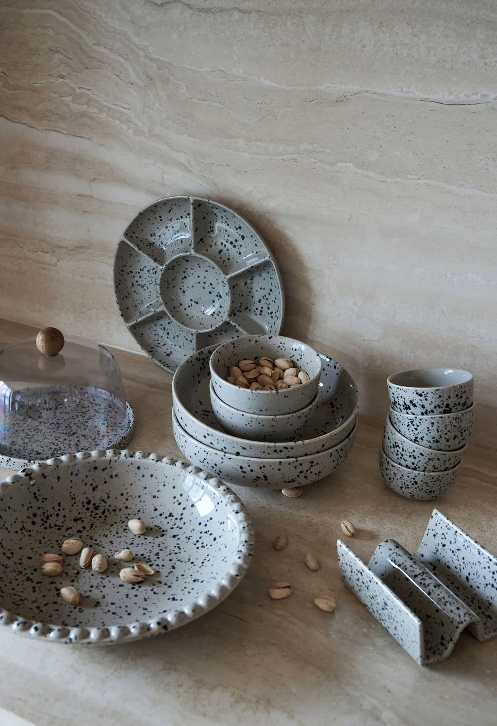 디뜨 딥 서빙 플레이트, grey-black Sagaform | 사가폼