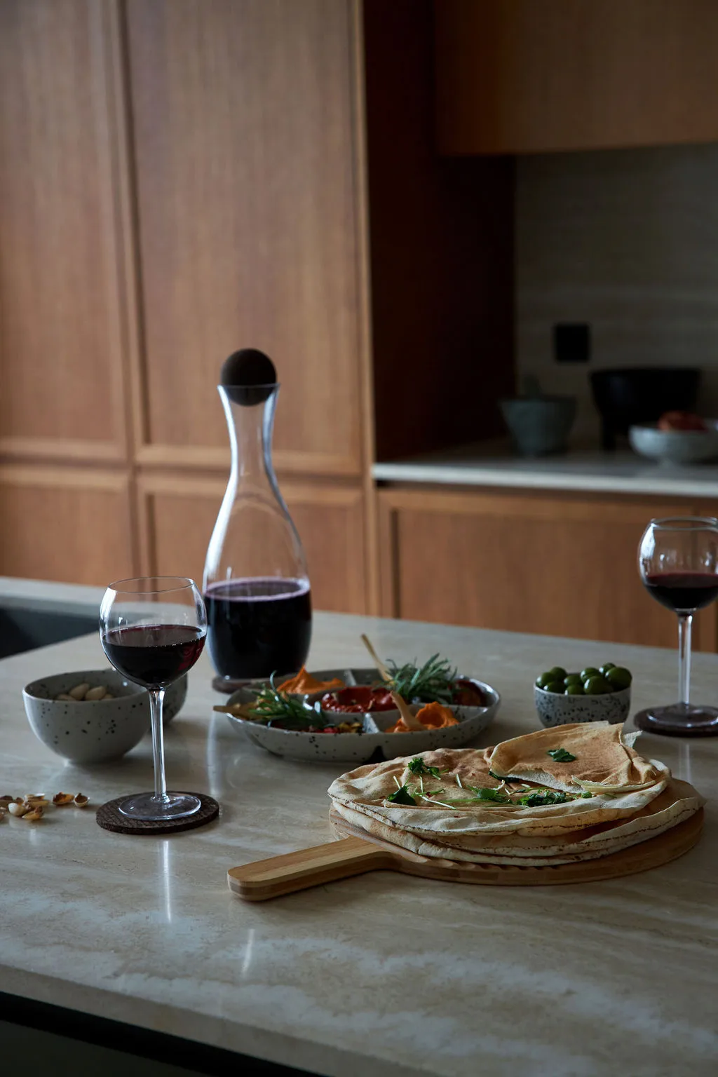 디테 서빙 플레이트, grey-black Sagaform | 사가폼