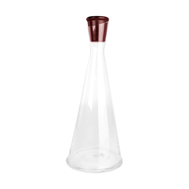 Gurken 카라프 - Clear-dark red, 1.2 l - Sagaform | 사가폼