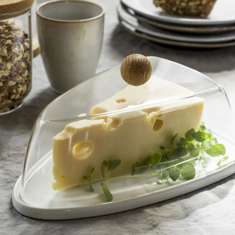 내츄럴 치즈 돔 보관함, Oak Sagaform | 사가폼