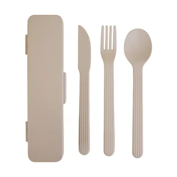Tina 커트러리 세트 - Beige Pantone Warm gray 3C - Sagaform | 사가폼
