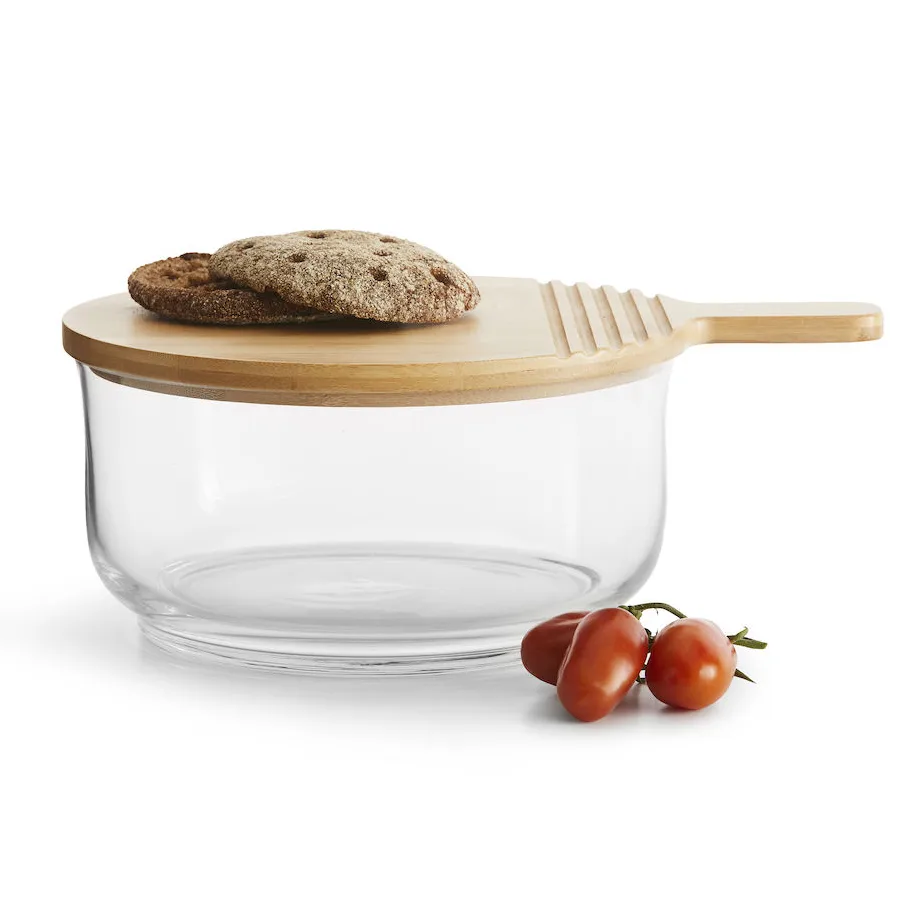 네이처 샐러드 보울 with bamboo lid, Ø21 cm Sagaform | 사가폼