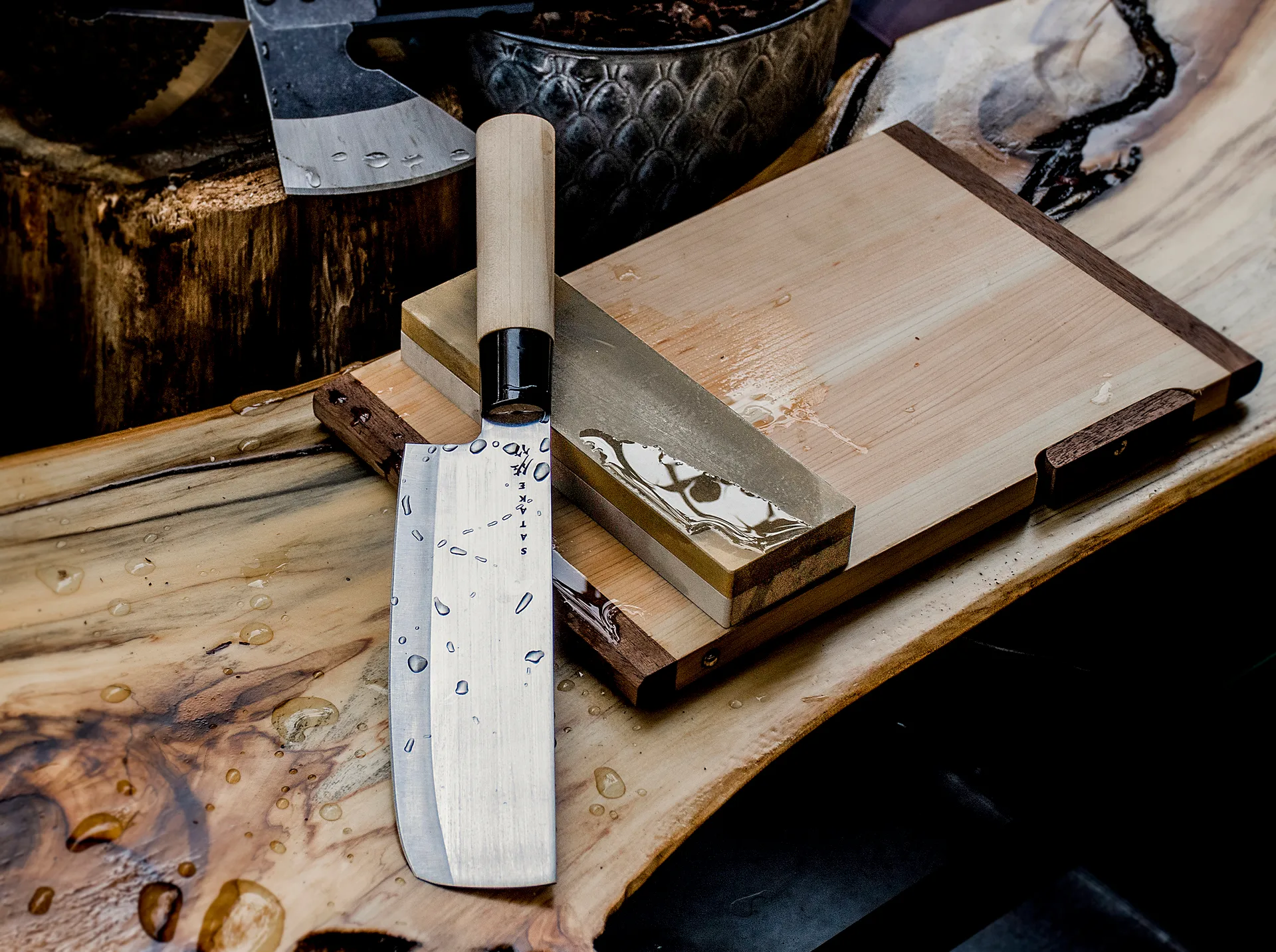 사타케 젖은 돌, 1000/3000 grit Satake | 사타케