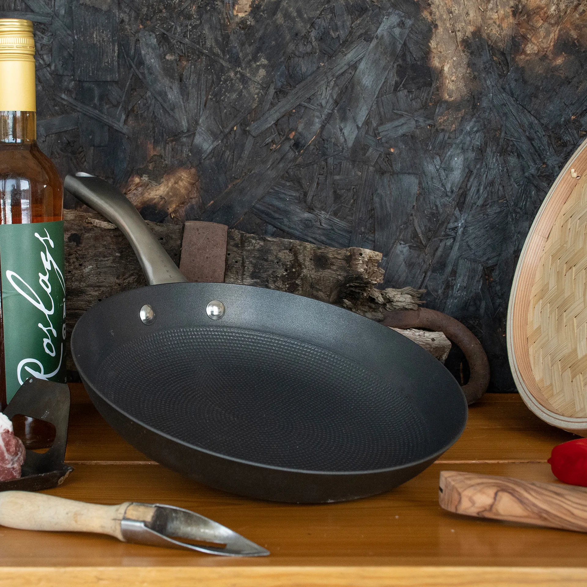 사타케 프라이팬 경량 주철 논스틱, 24 cm Satake | 사타케