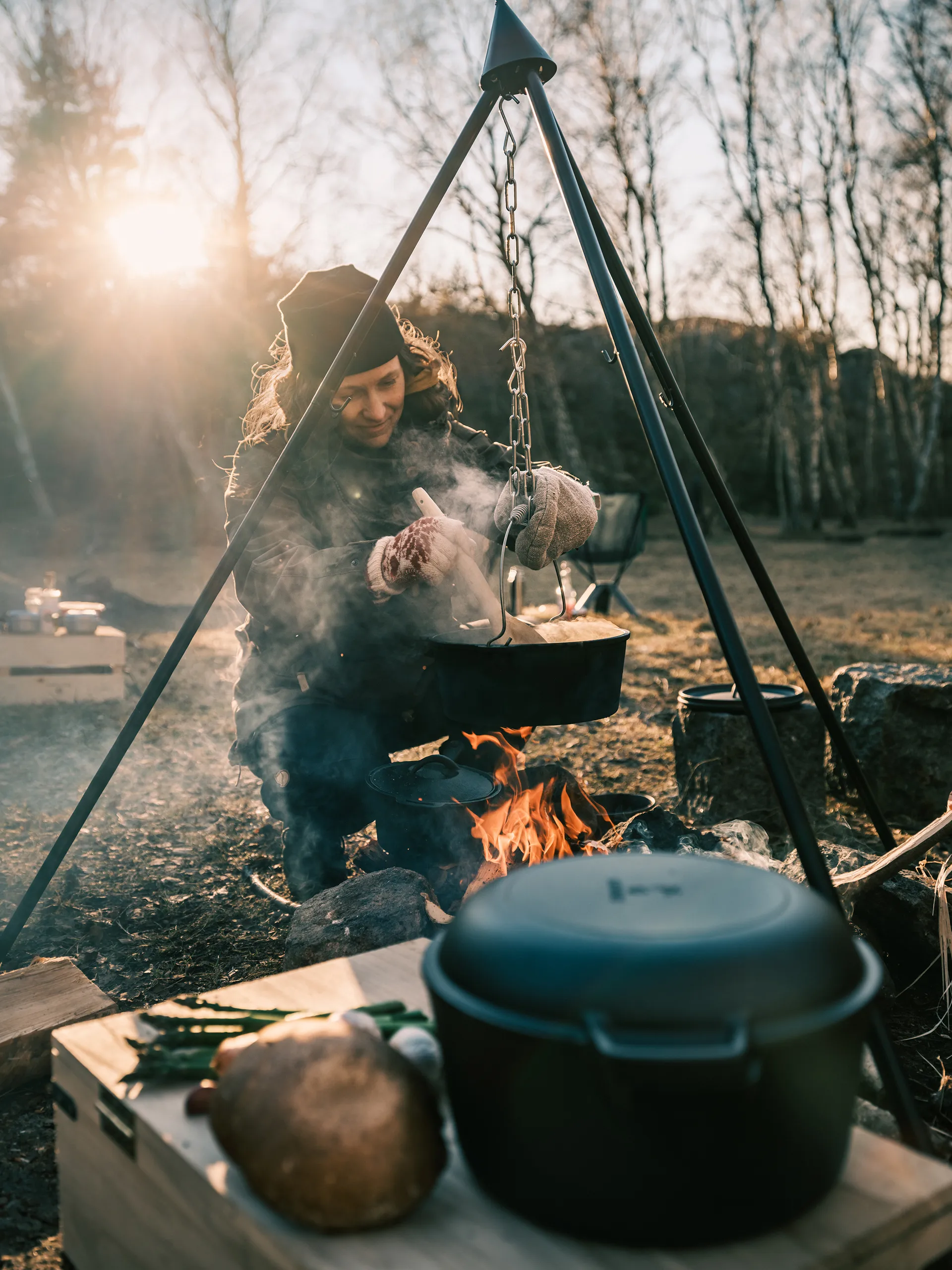 주철 팟 & 덮개, Ø26 cm Satake | 사타케