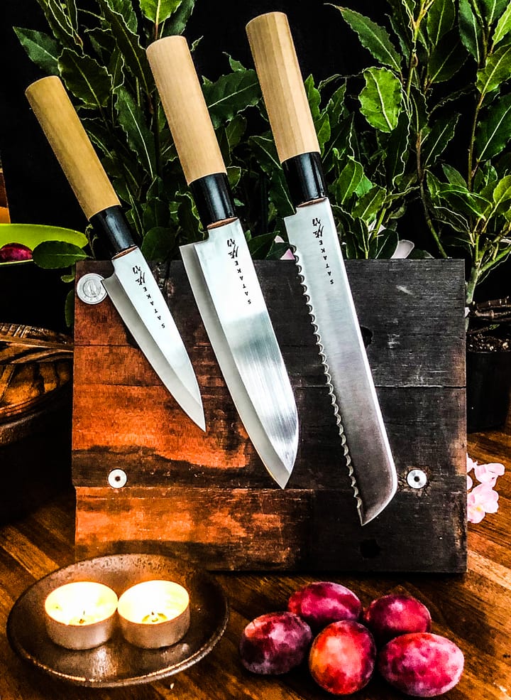 사타케 호우초 칼 세트 3개 세트, Hi Carbon Steel Satake | 사타케