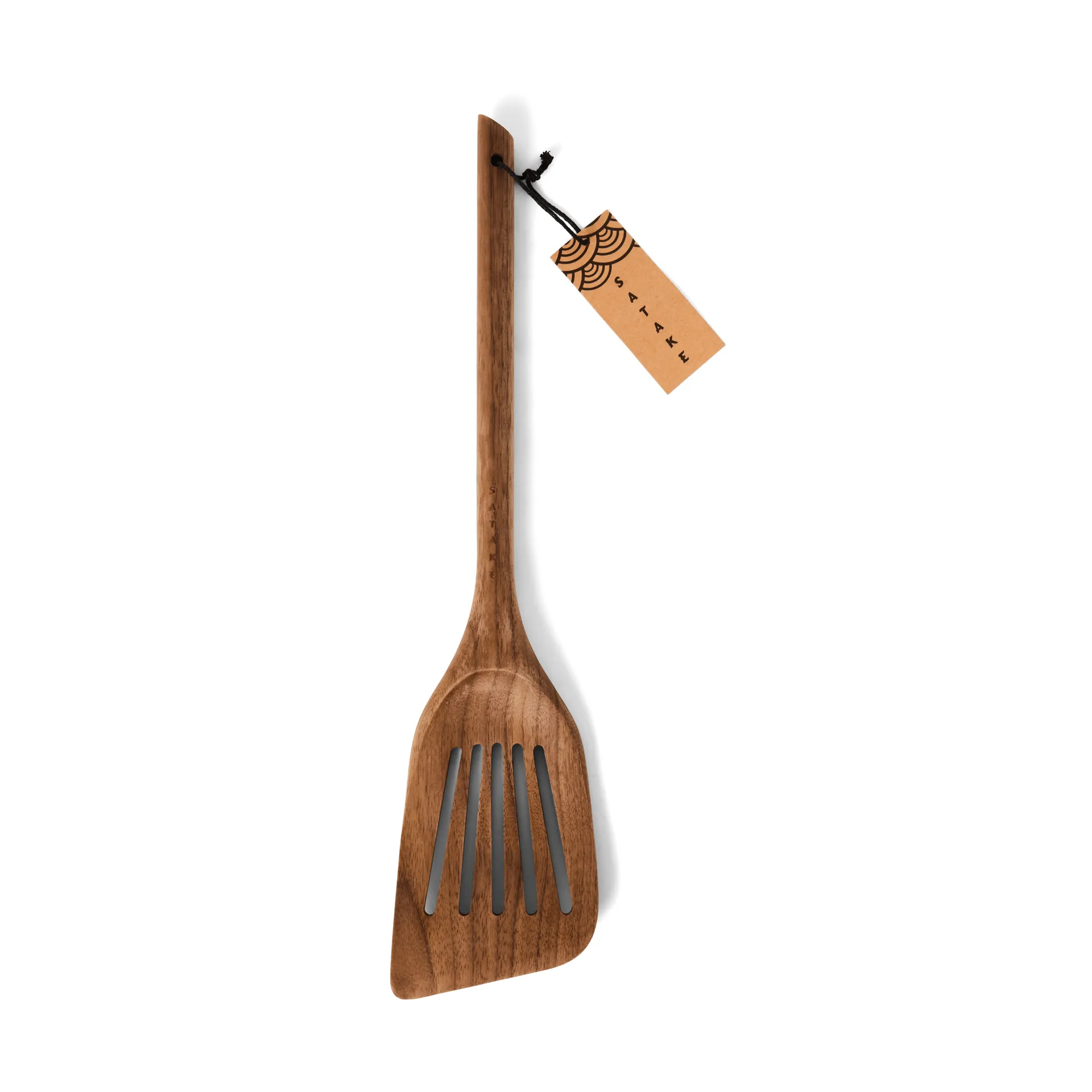 사타케 주걱 33.5 cm, Walnut, perforated Satake | 사타케