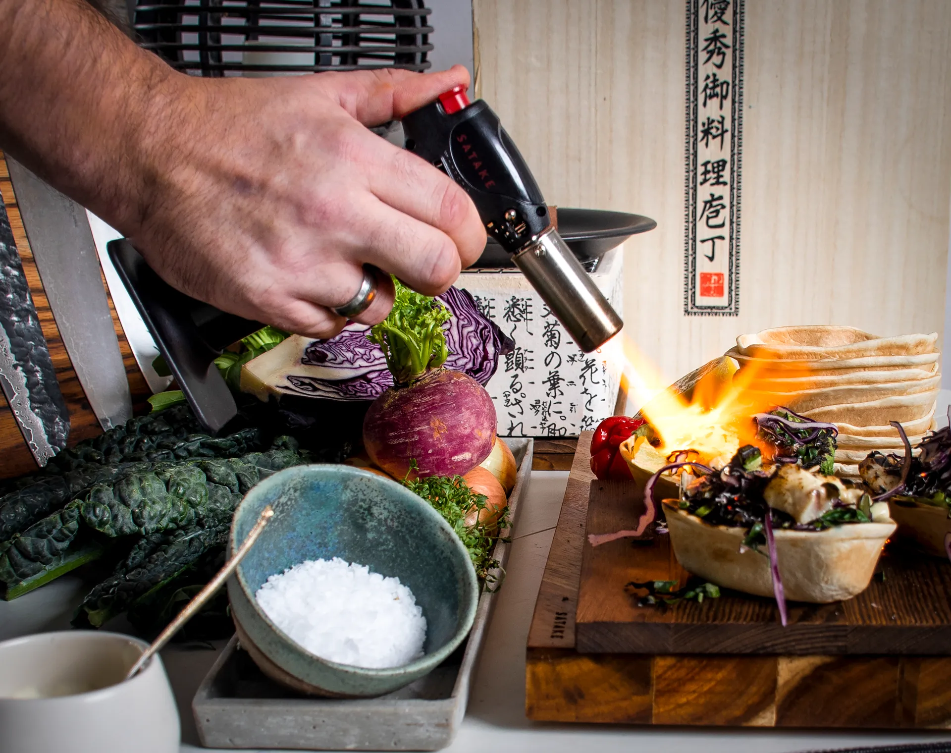 사타케 플레임 킹 키친 가스 토치, Black Satake | 사타케