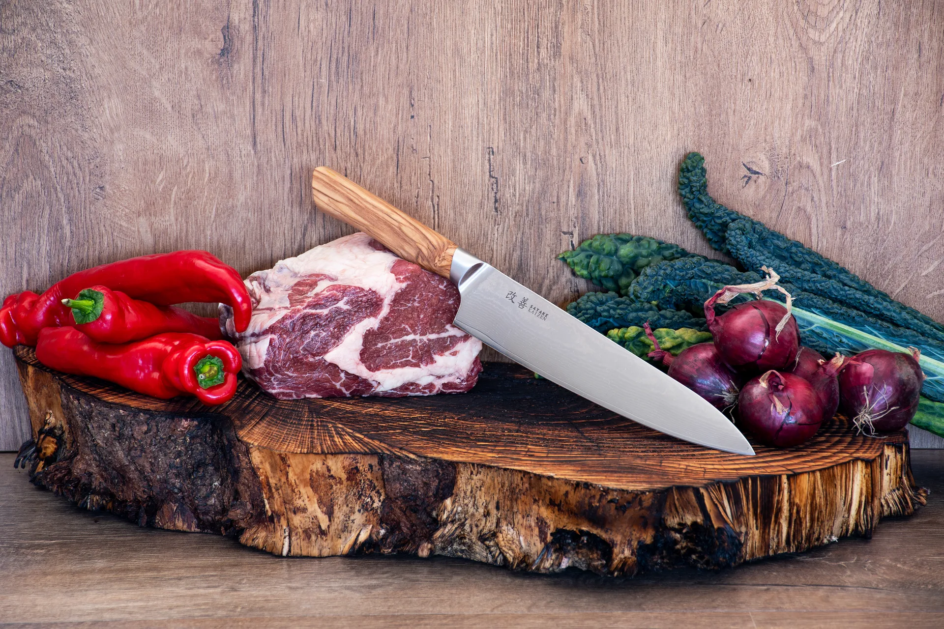 Saceilinge 카이젠 Gyuto 나이프, 21 cm Satake | 사타케