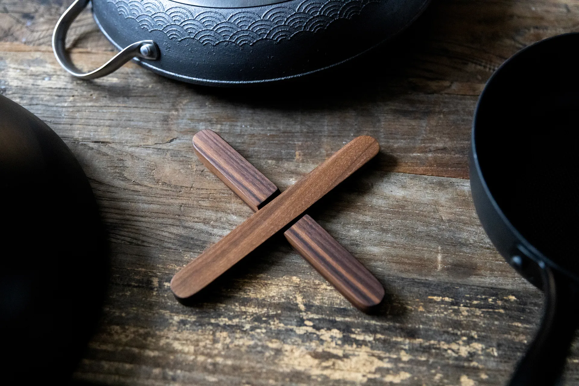 사타케 자석 냄비 받침, Walnut Satake | 사타케