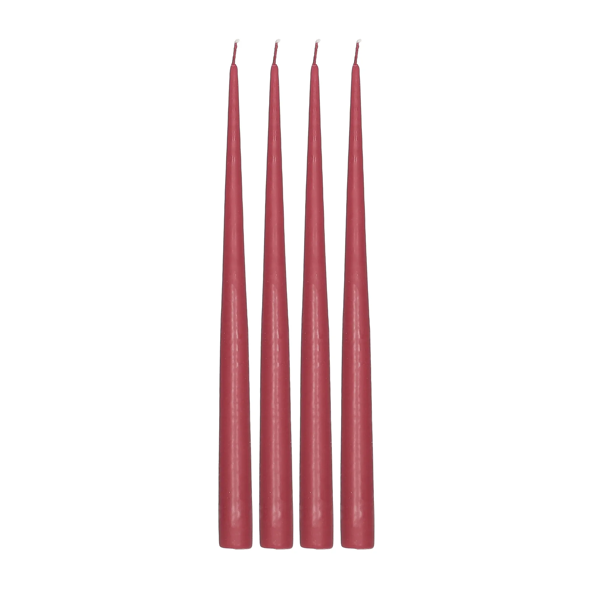 앳모스피어 롱 캔들 4개 세트 32 cm, Dark red Scandi Essentials | 스칸디 에센셜