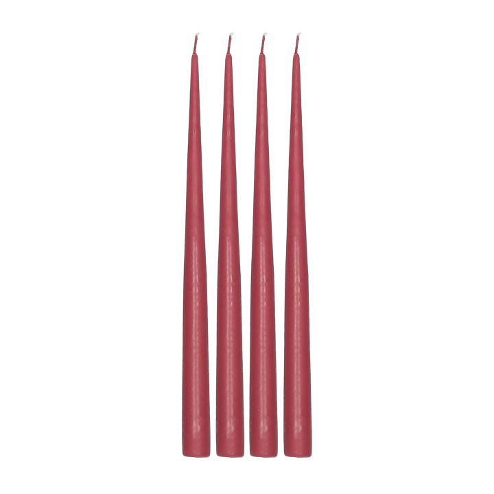 앳모스피어 롱 캔들 4개 세트 32 cm - Dark red - Scandi Essentials | 스칸디 에센셜