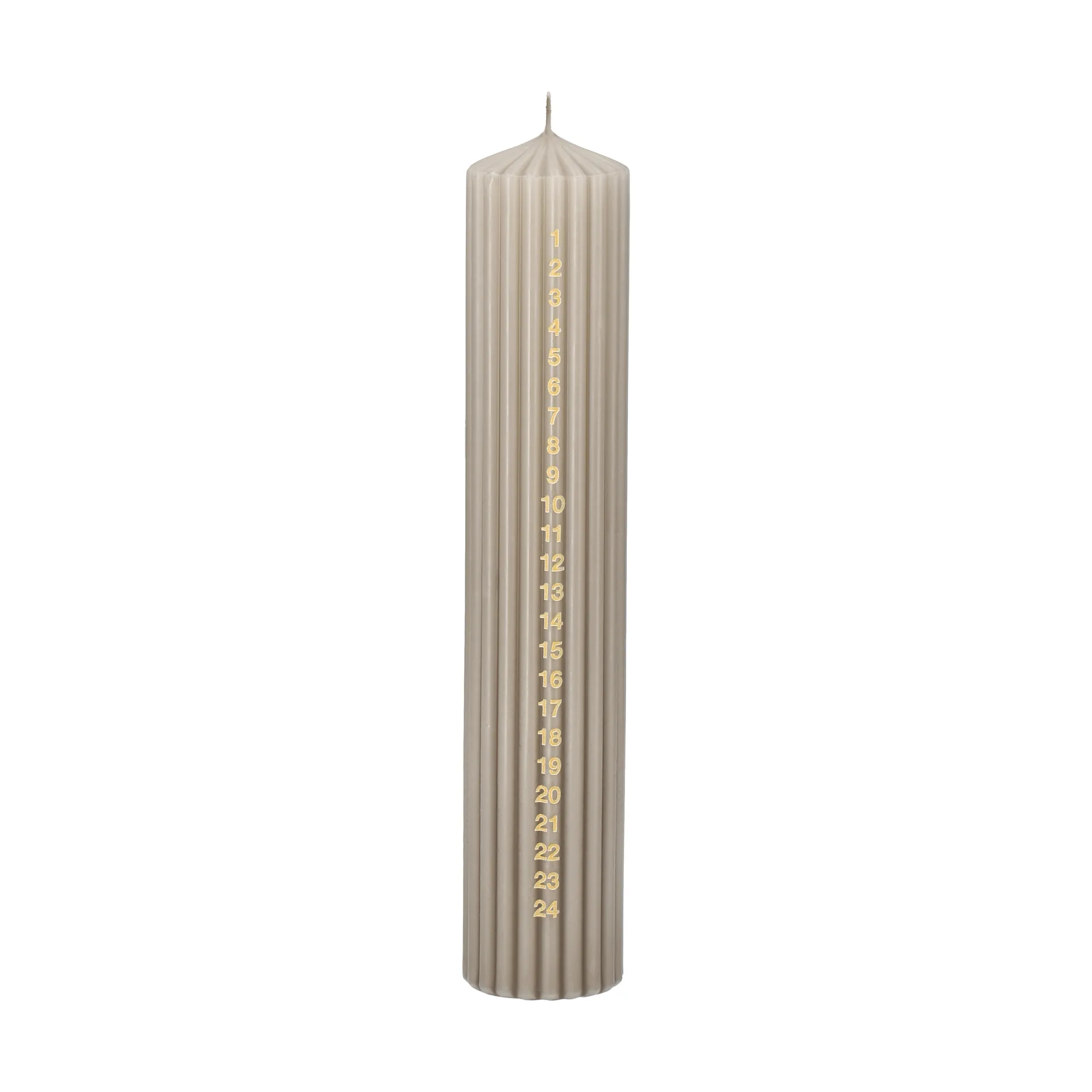 Awaiting 캘린더 캔들, Linen, 25 cm Scandi Essentials | 스칸디 에센셜