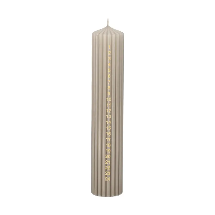 Awaiting 캘린더 캔들 - Linen, 25 cm - Scandi Essentials | 스칸디 에센셜