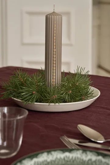 Awaiting 캘린더 캔들 - Linen, 25 cm - Scandi Essentials | 스칸디 에센셜
