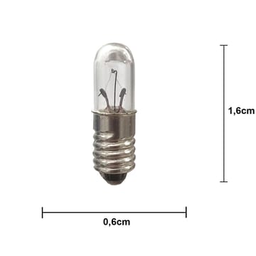 릿 전구 E5 교체용 12V 0.6W - Clear - Scandi Essentials | 스칸디 에센셜