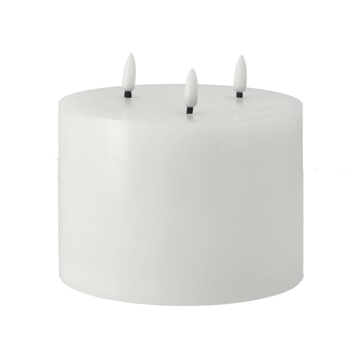 브라이트 멜트 블록 캔들 LED 3윅 13 cm - White - Scandi Essentials | 스칸디 에센셜