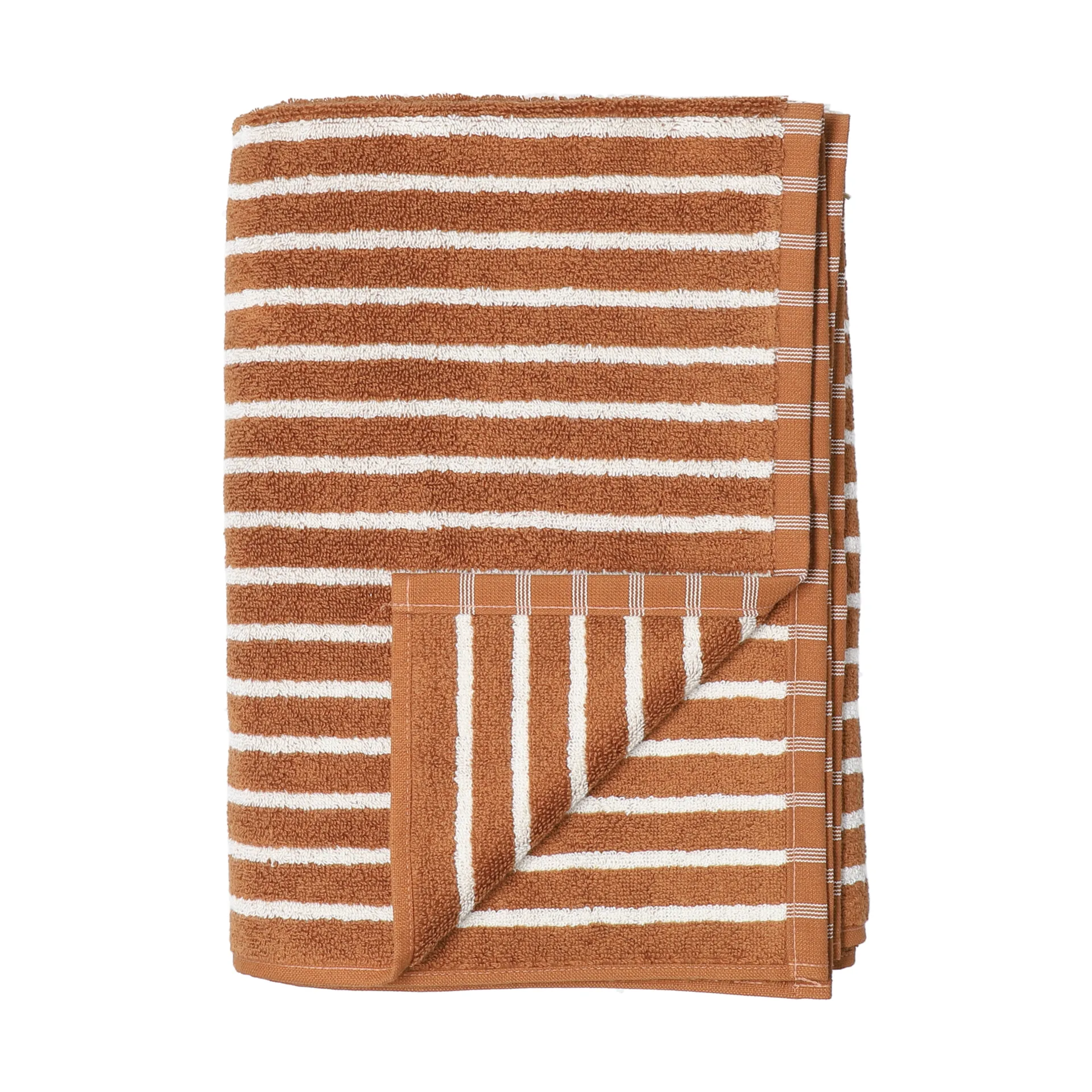 드리프트 바스 타월 100x150 cm, Brown-white Scandi Living | 스칸디리빙
