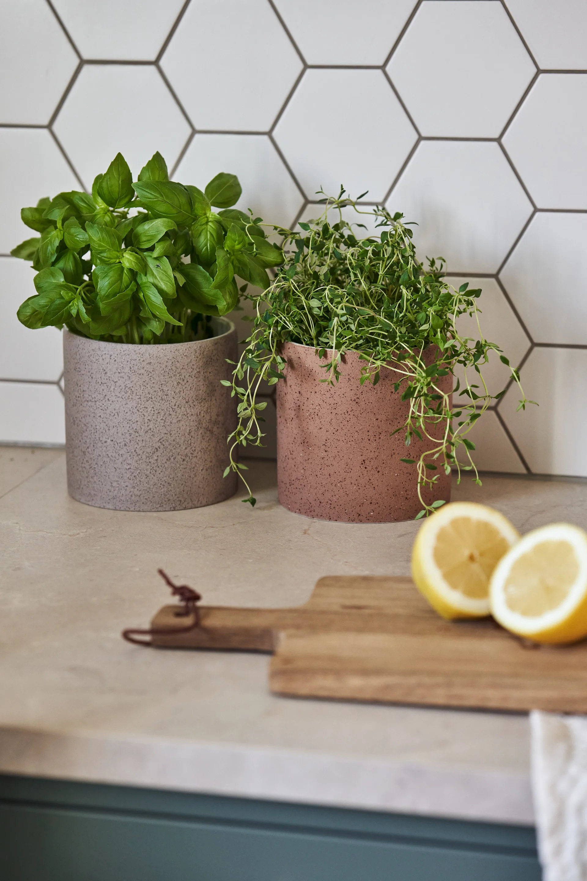 스페클드 화분 Ø12 cm, Beige Scandi Living | 스칸디리빙