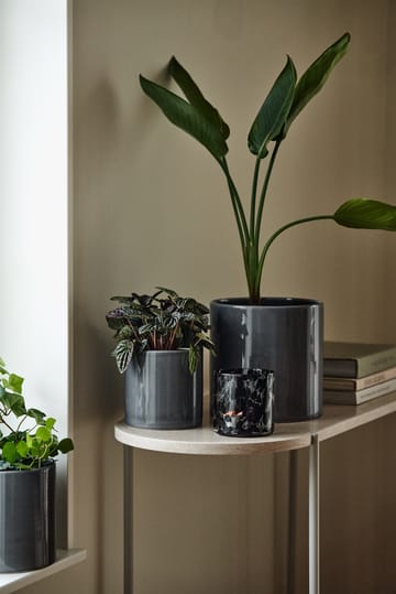 슬릭 화분 12 cm - Charcoal - Scandi Living | 스칸디리빙